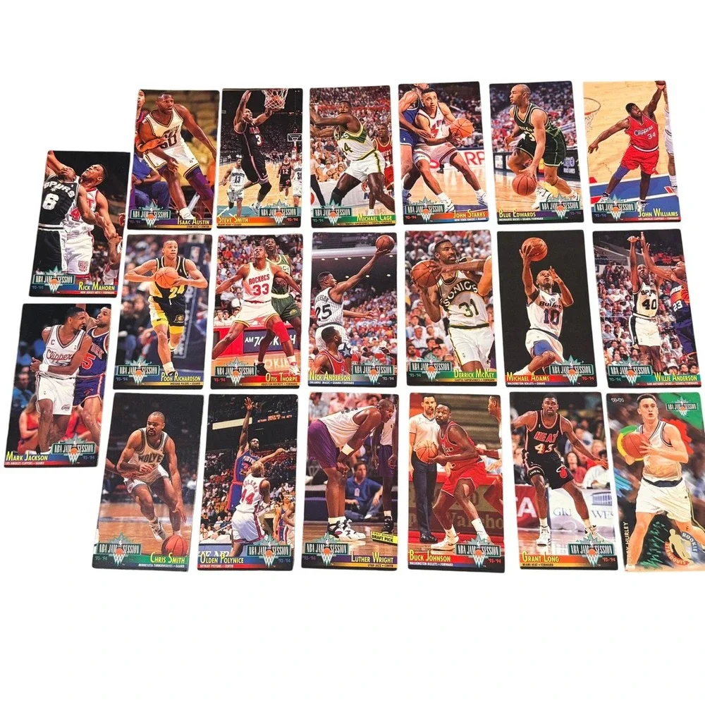 Fleer 1993-94 NBA Jam Session Basketball Cards Lot 20 Tall Boy Vintage Mens